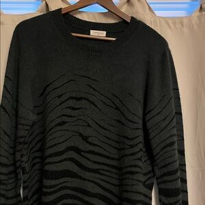 Zebra print sweater